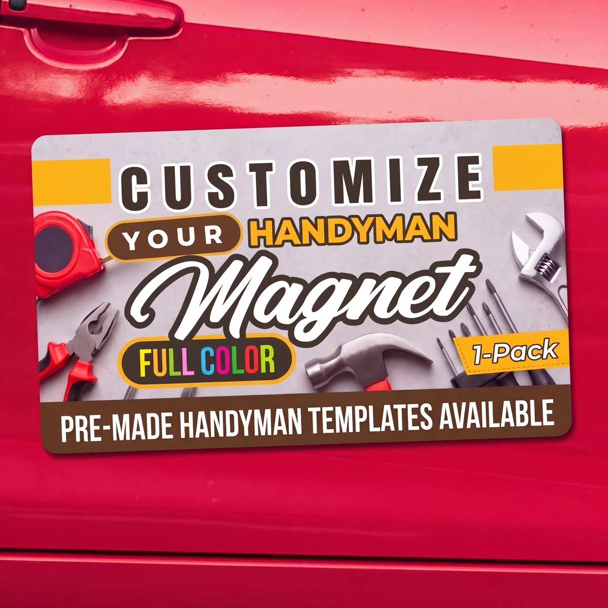 Custom Car Magnet Handyman