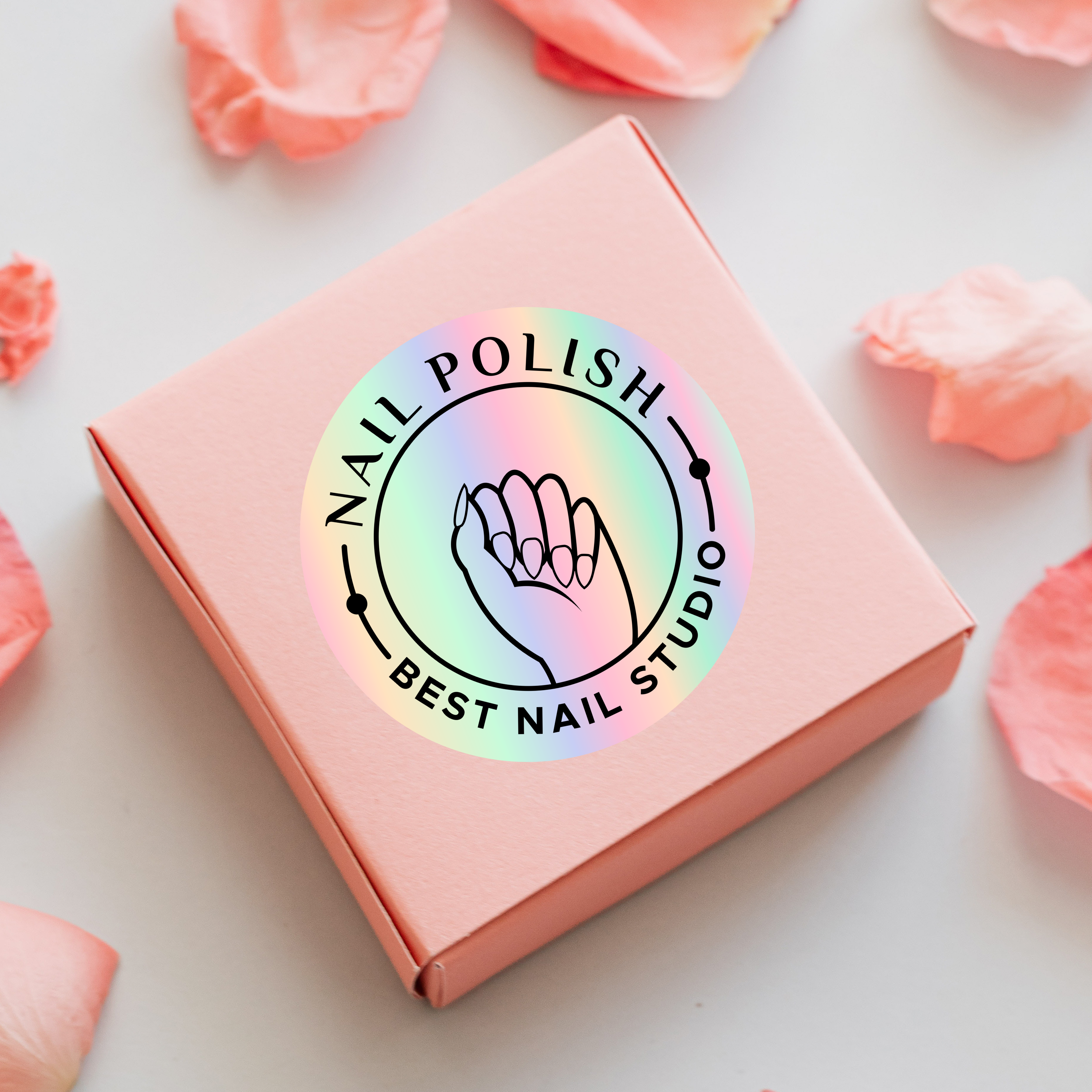 Circle Holographic Stickers