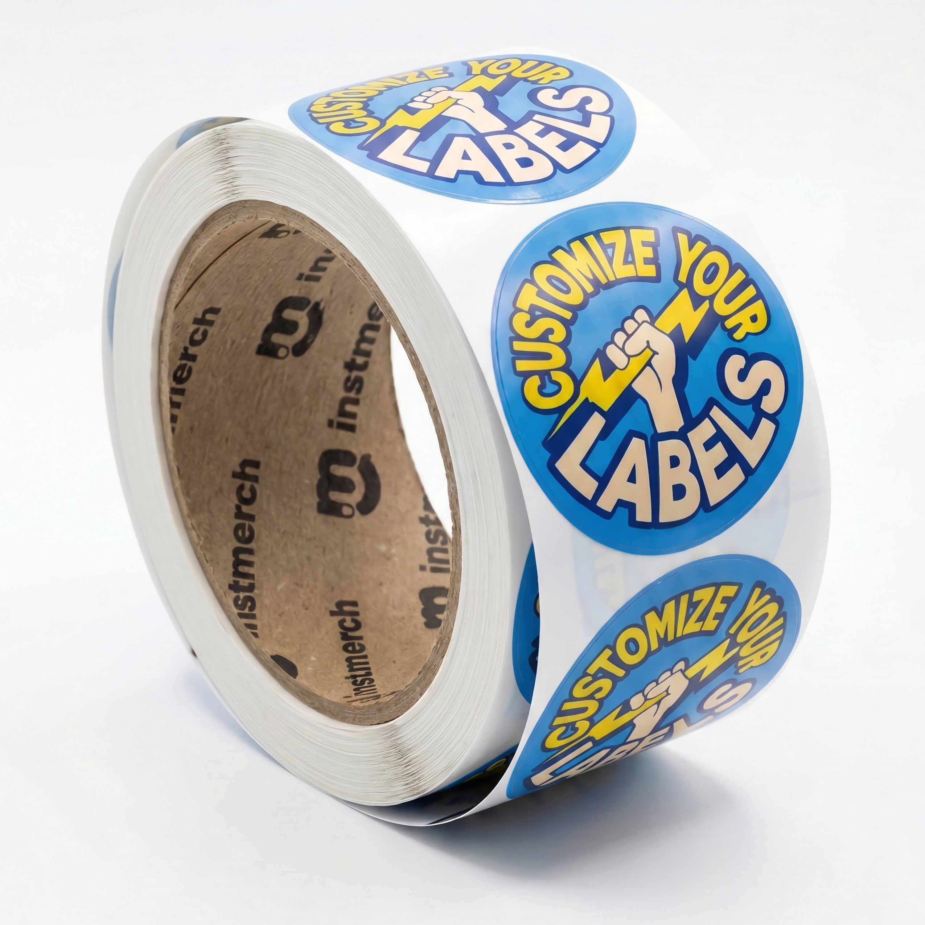 instMerch Custom Roll Labels Circle