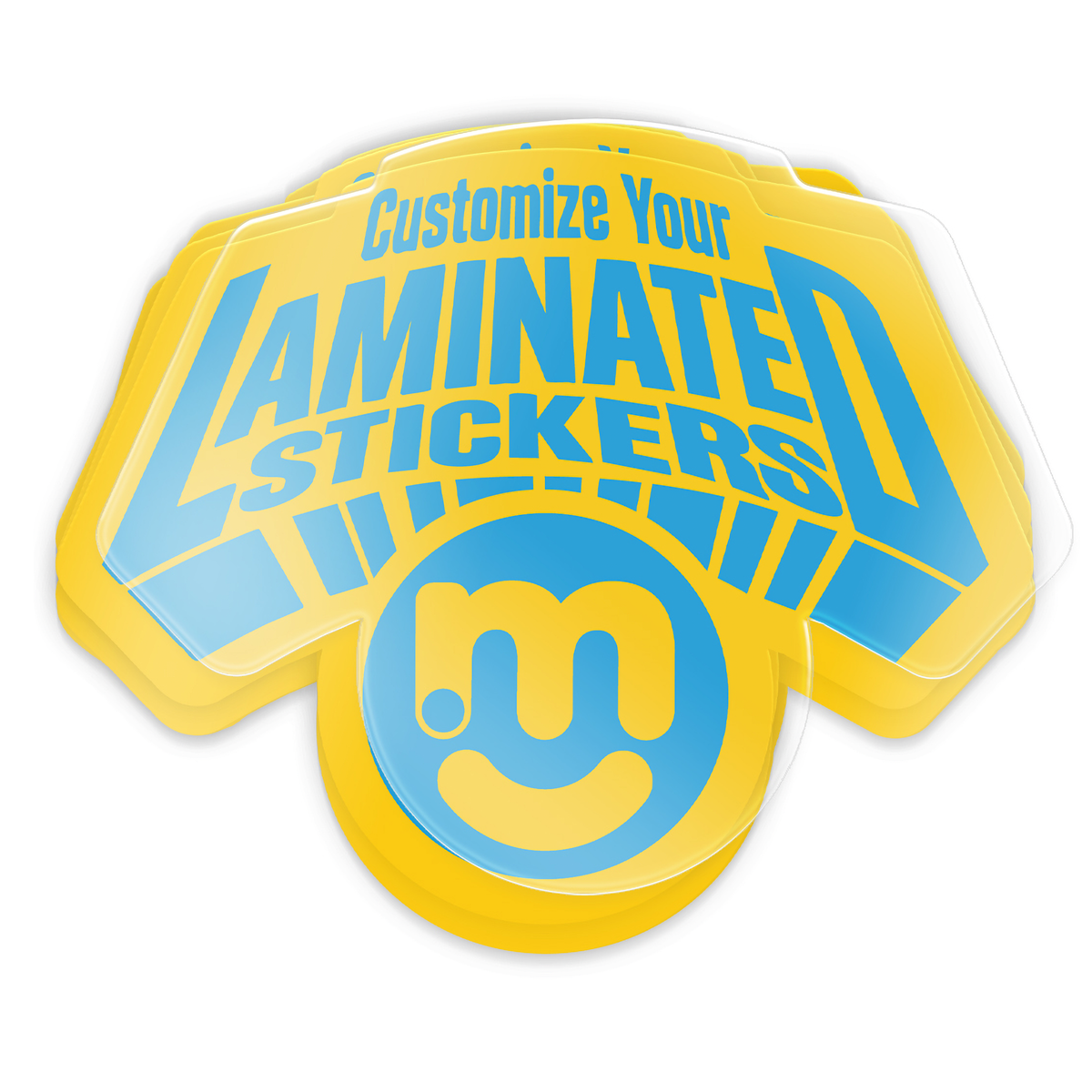 instMerch Custom Laminated Stickers Die Cut