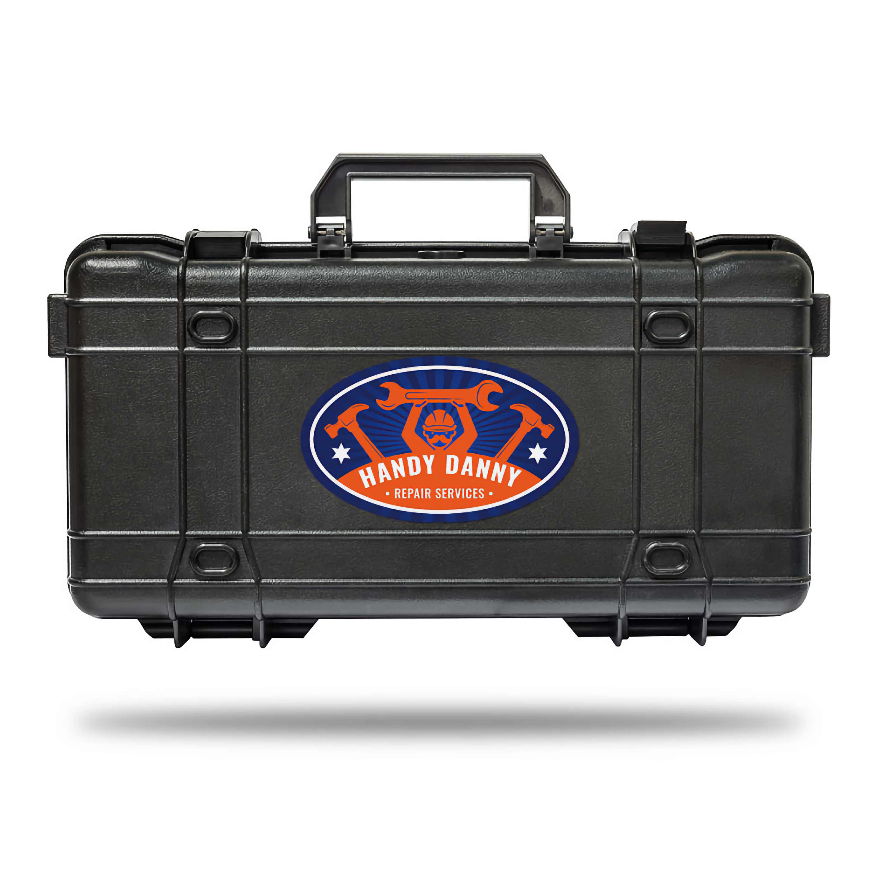 Custom Laminated Oval Stickers for Handyman Business