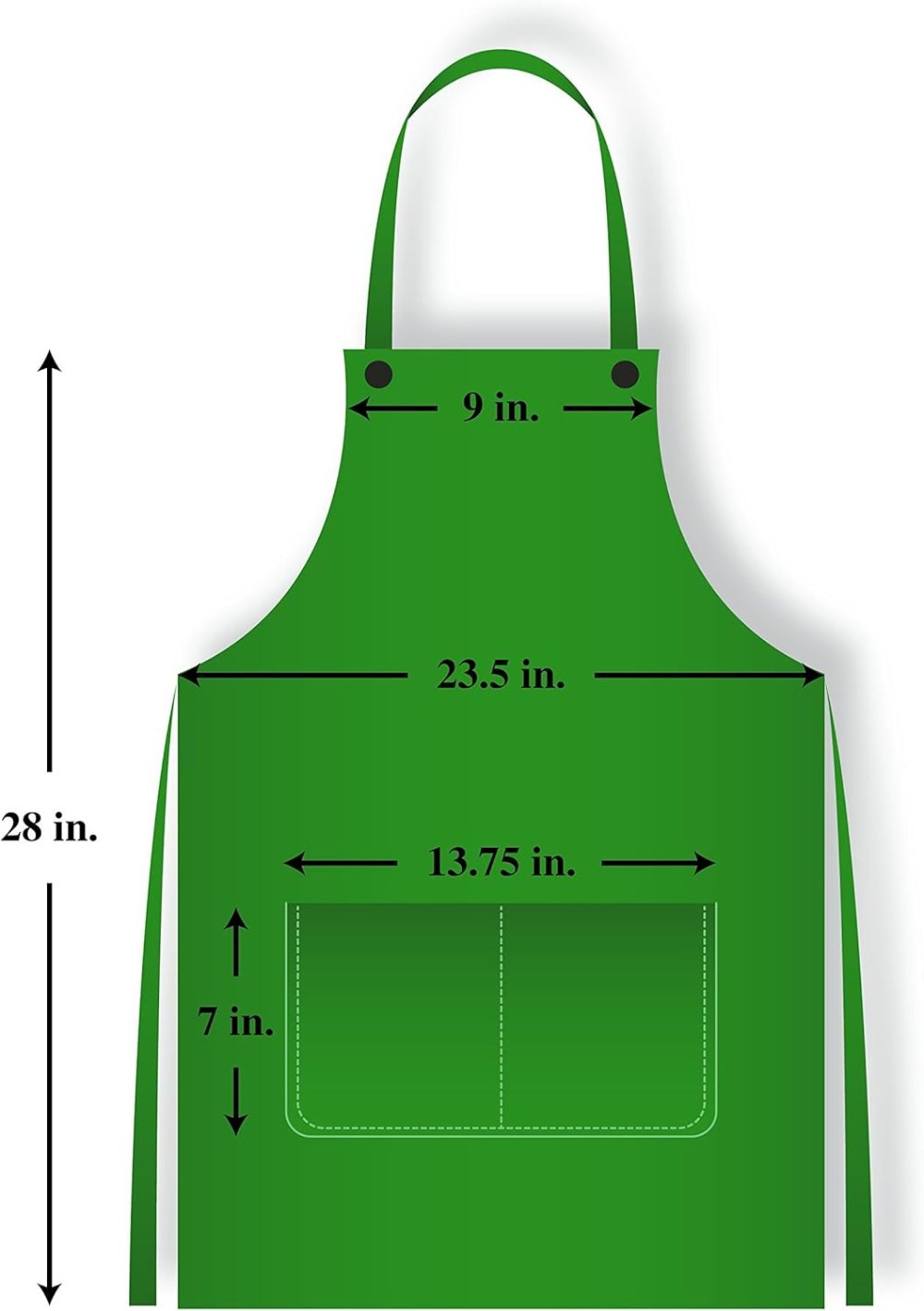 Custom Chef Apron Measurements