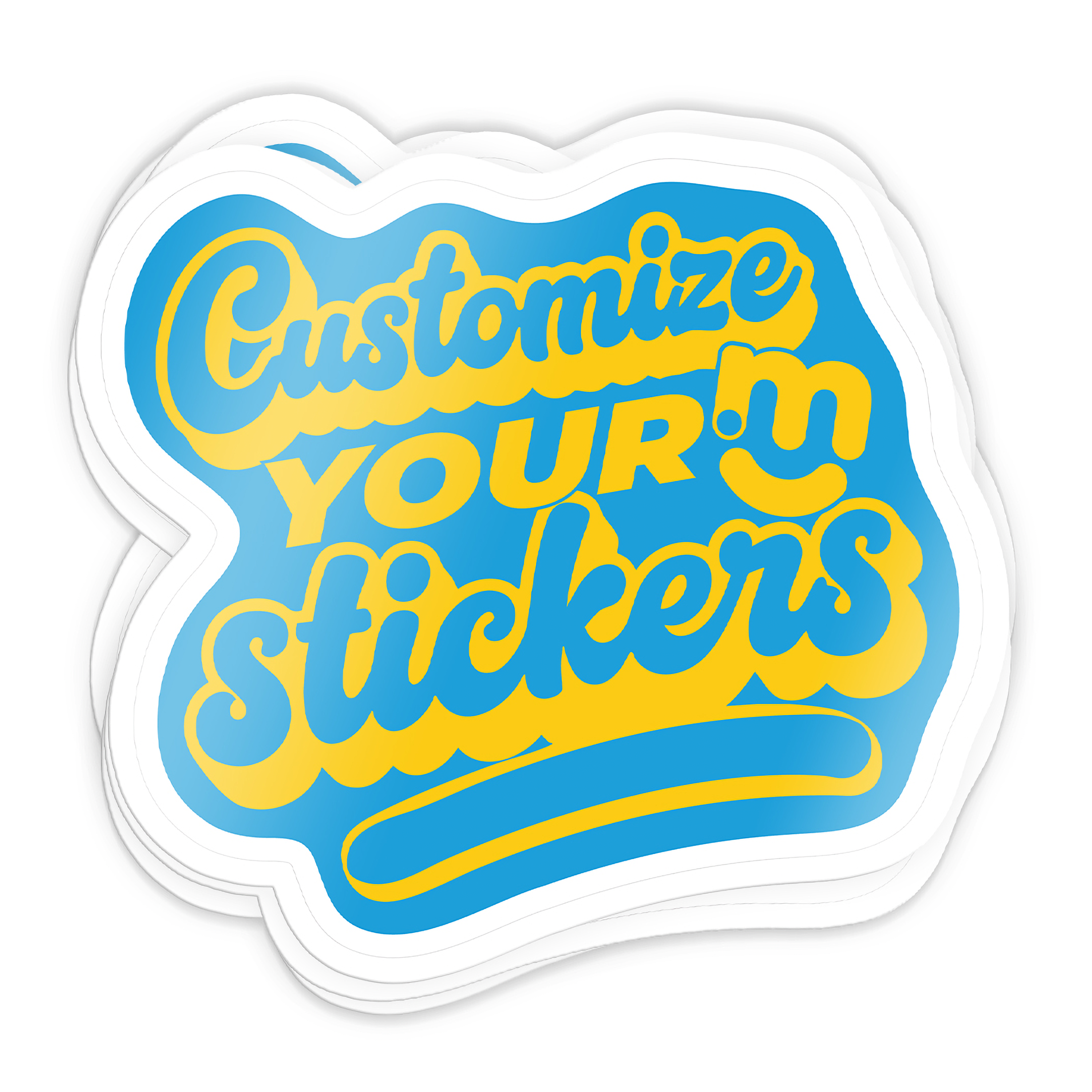 instMerch Custom Die Cut Stickers
