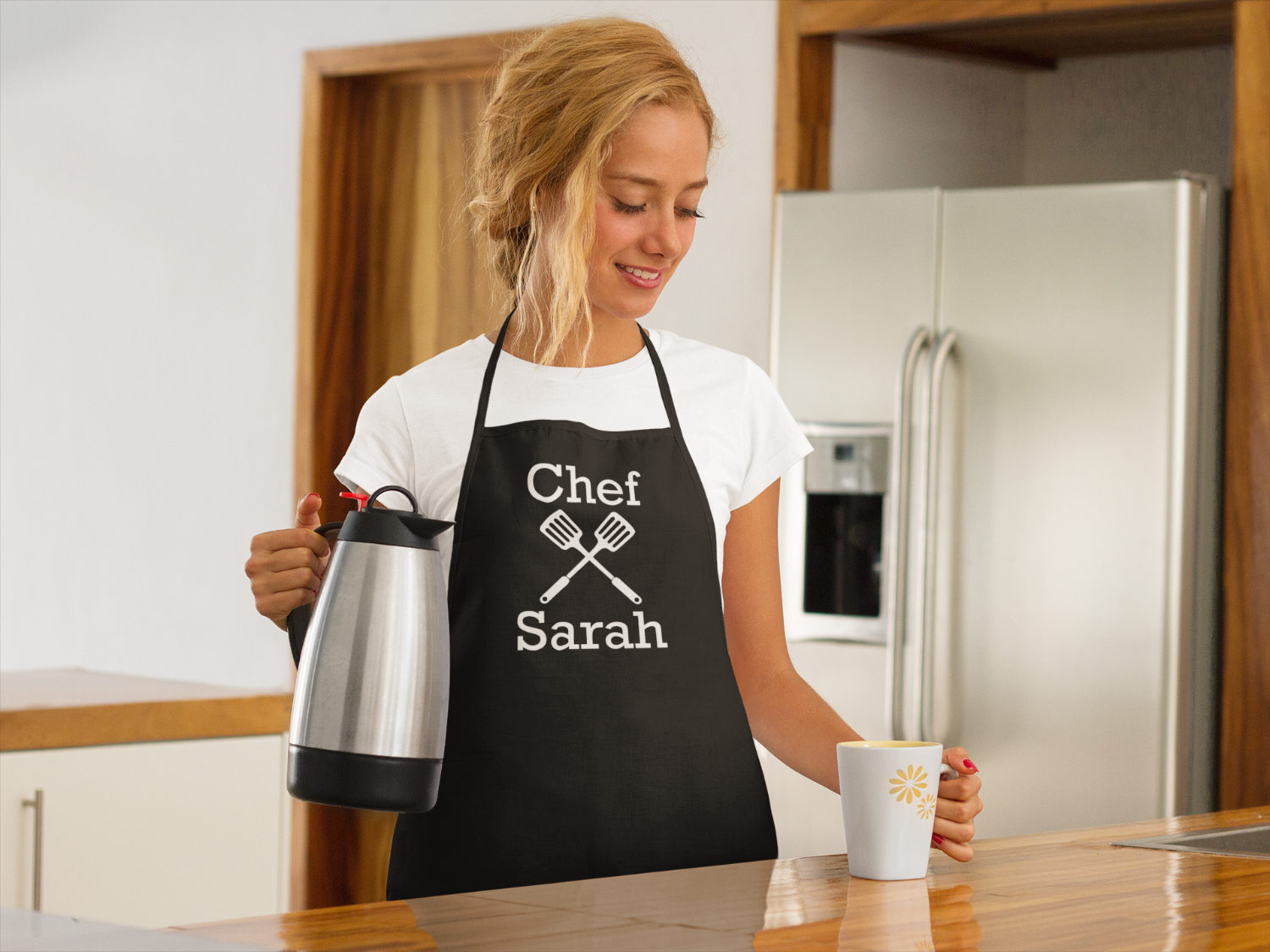 Custom Chef Apron Lifestyle