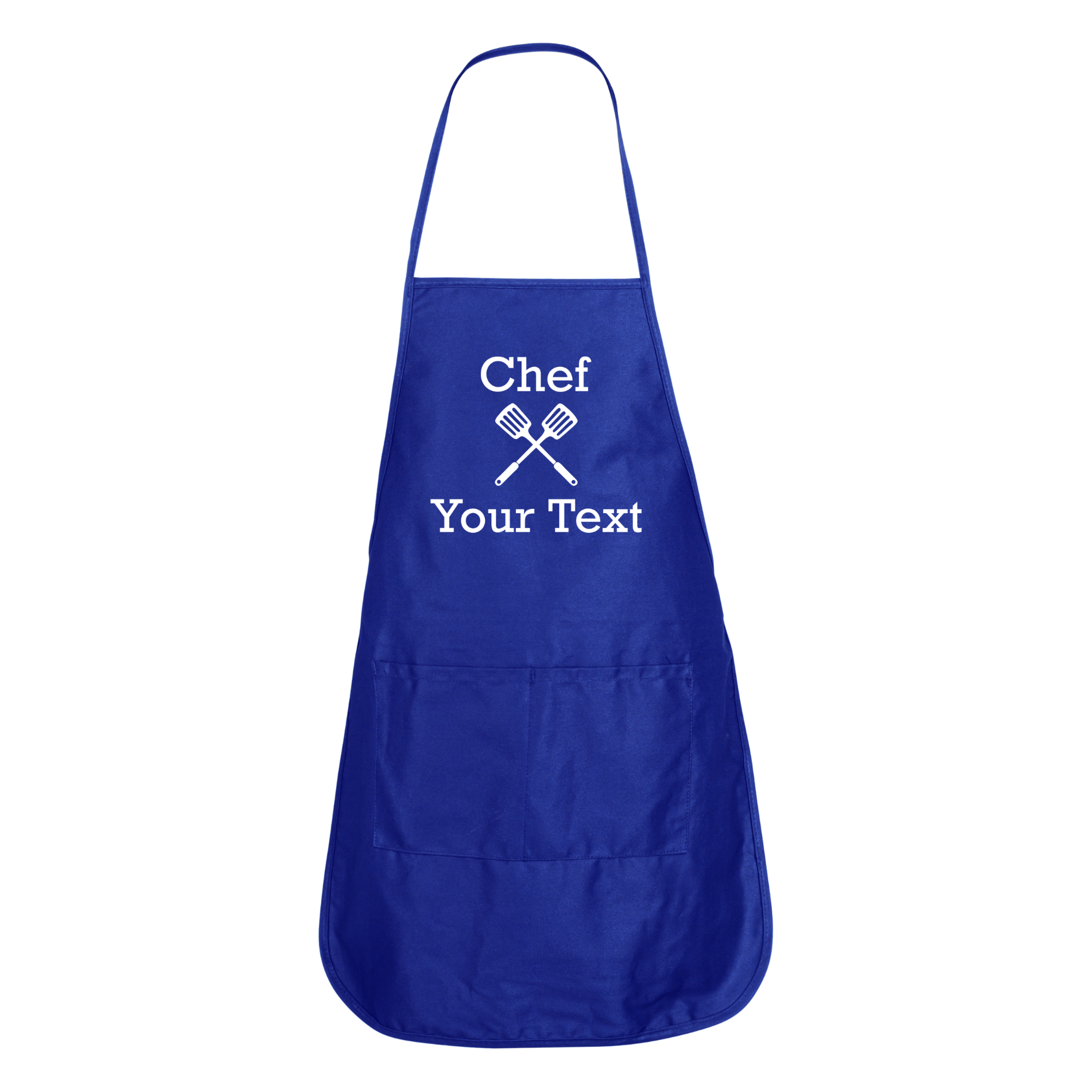 Custom Chef Apron Blue