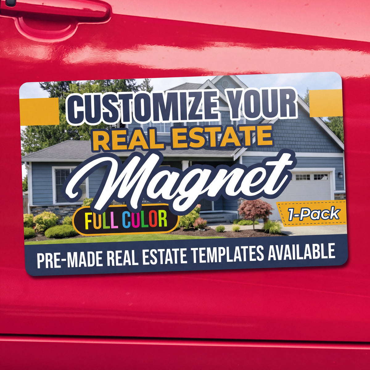 Custom Car Magnet Real Estate