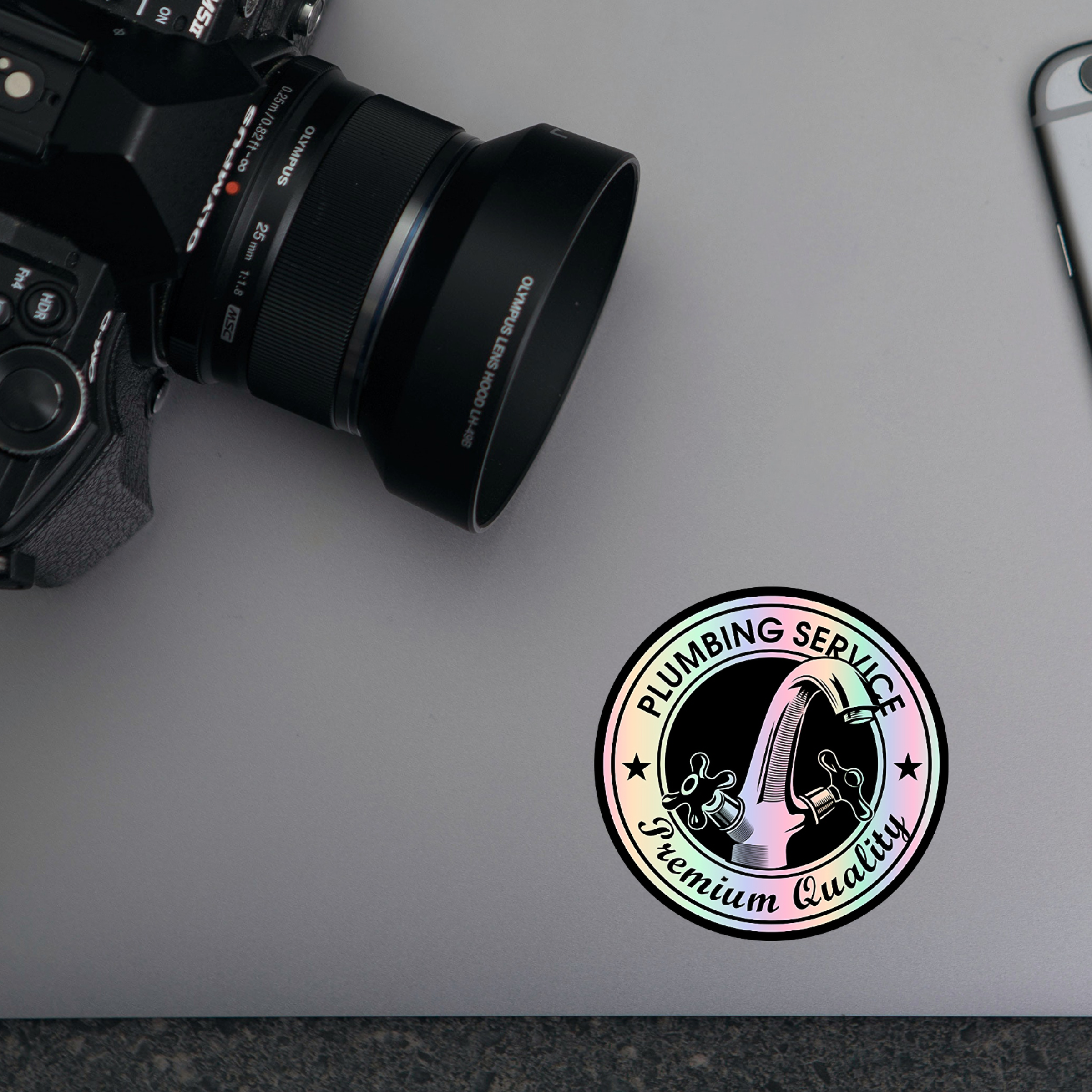 Circle Holographic Stickers