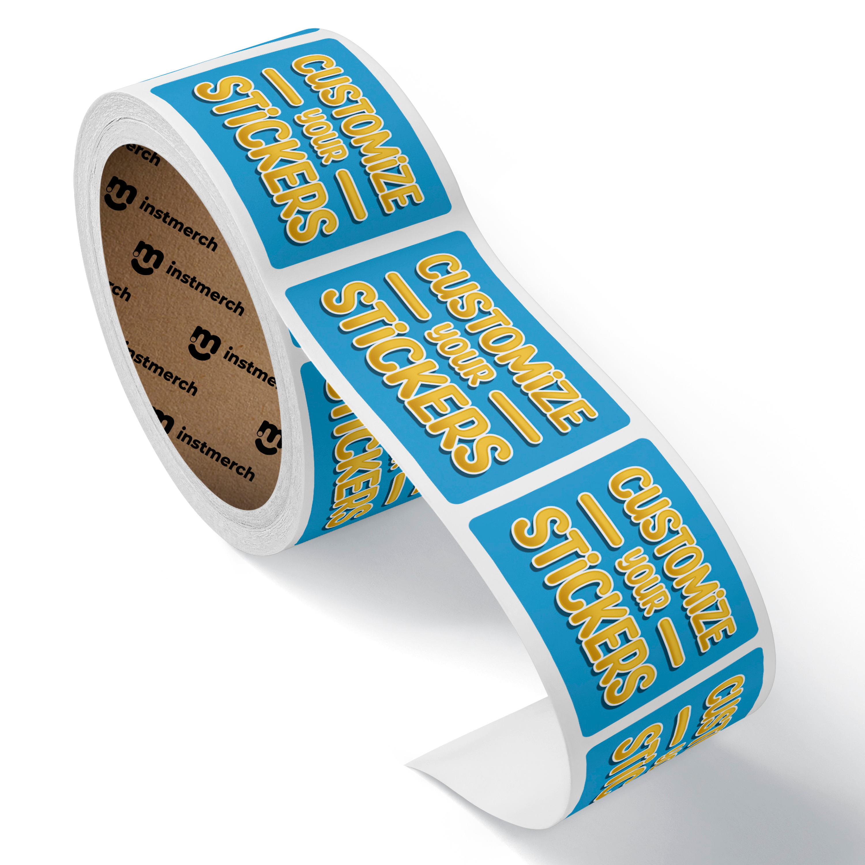 Custom Rectangle Roll Labels - Business Supplies
