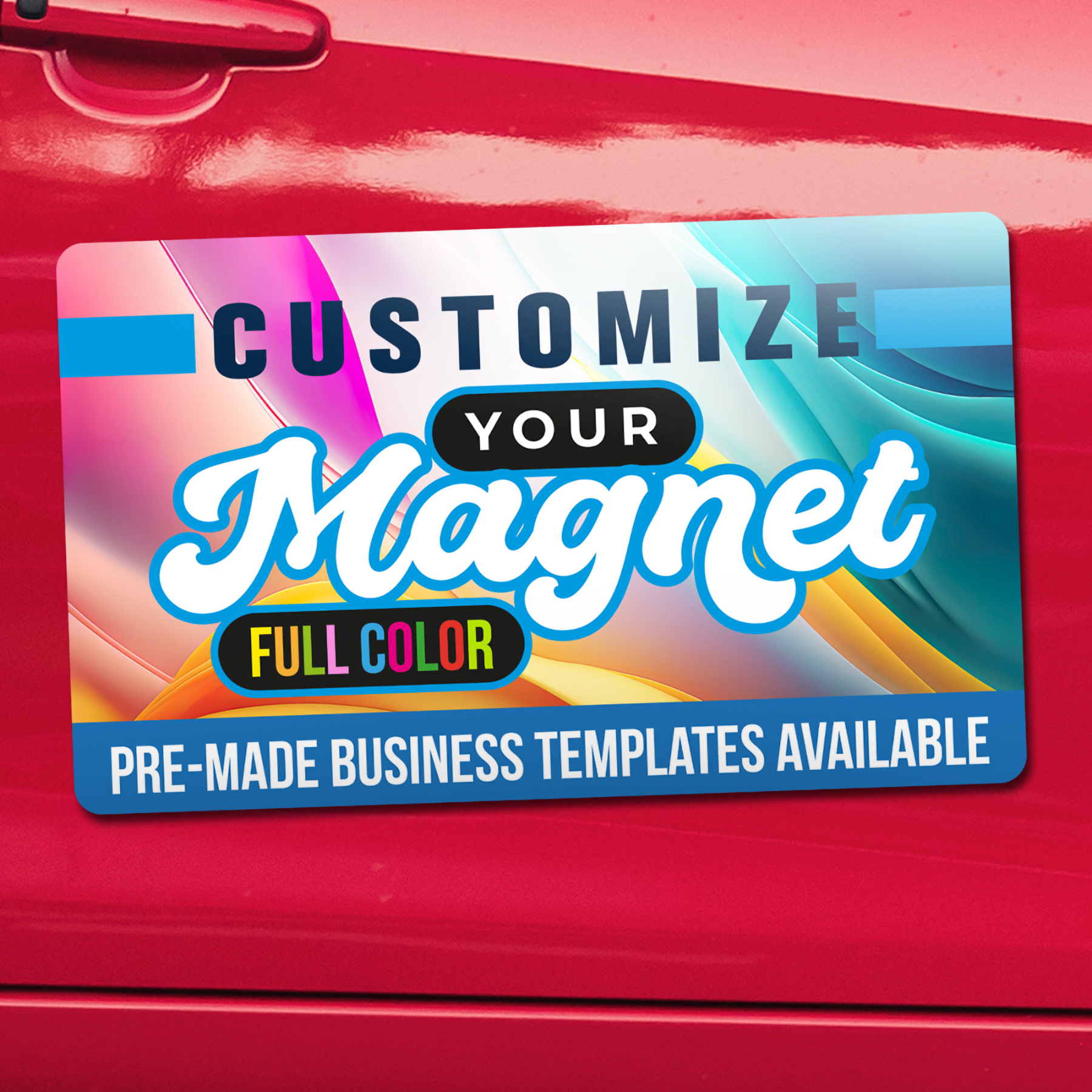 Custom Car Magnets for Business Logo