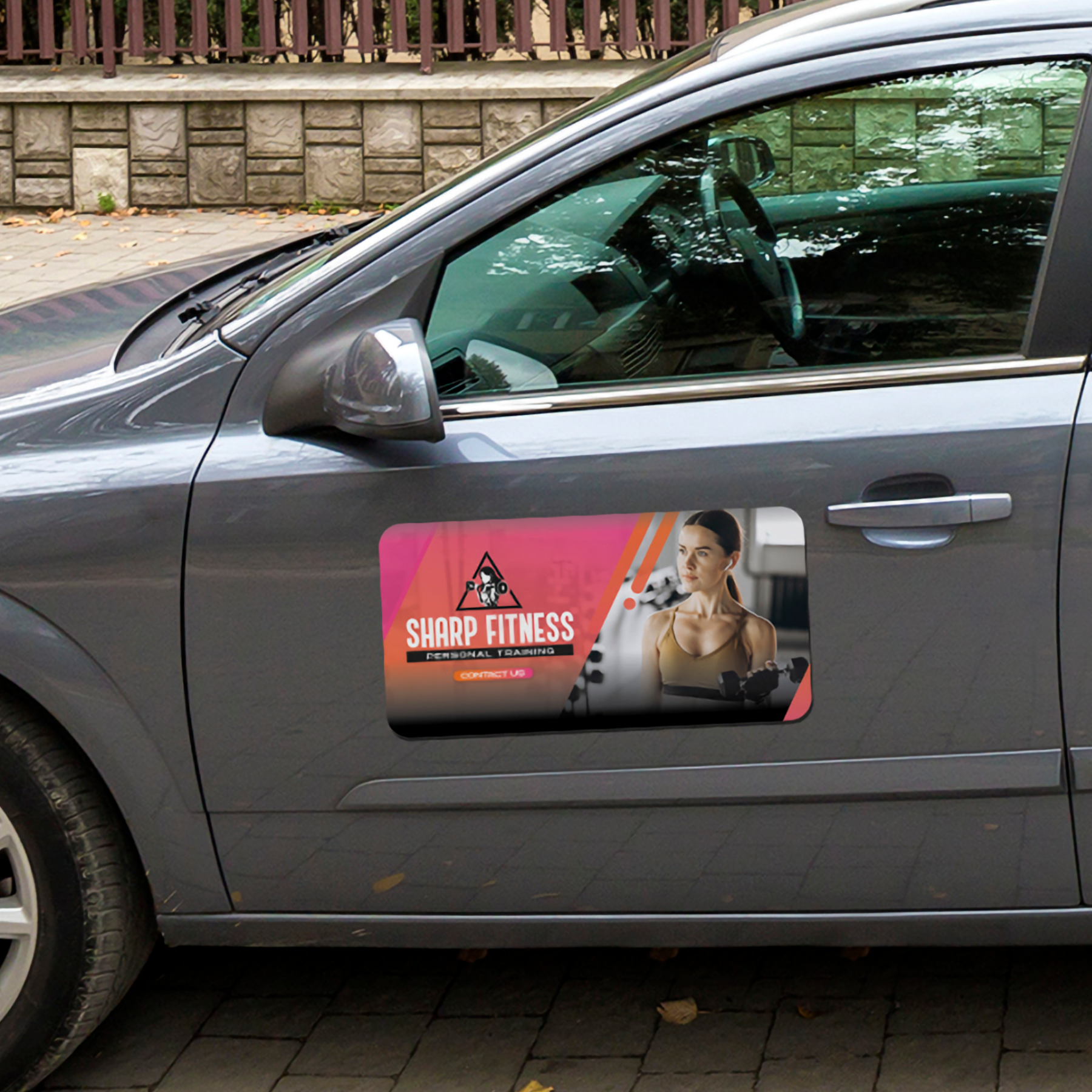 Custom Car Magnets Fitness Trainer Business