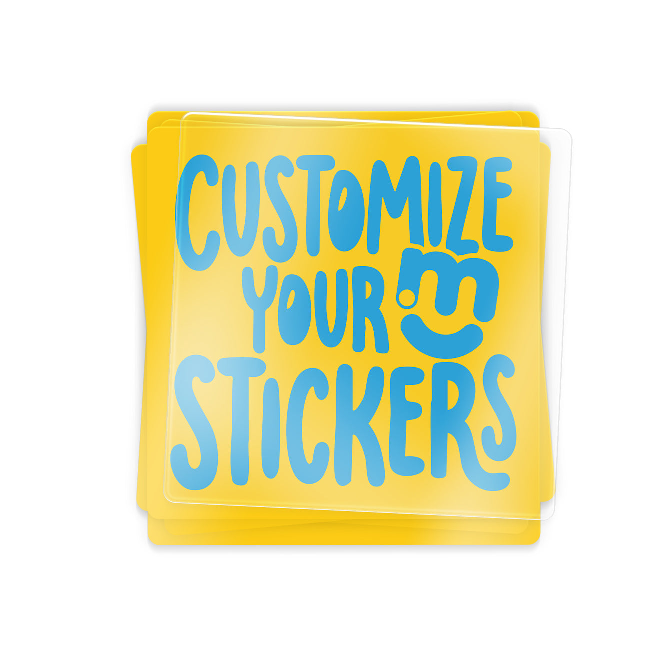 instMerch Custom Laminated Stickers - Square