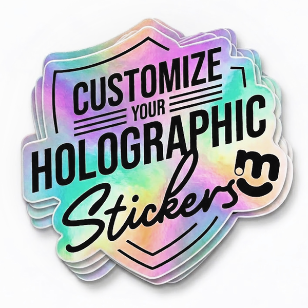 instMerch Custom Holographic Stickers Die-Cut
