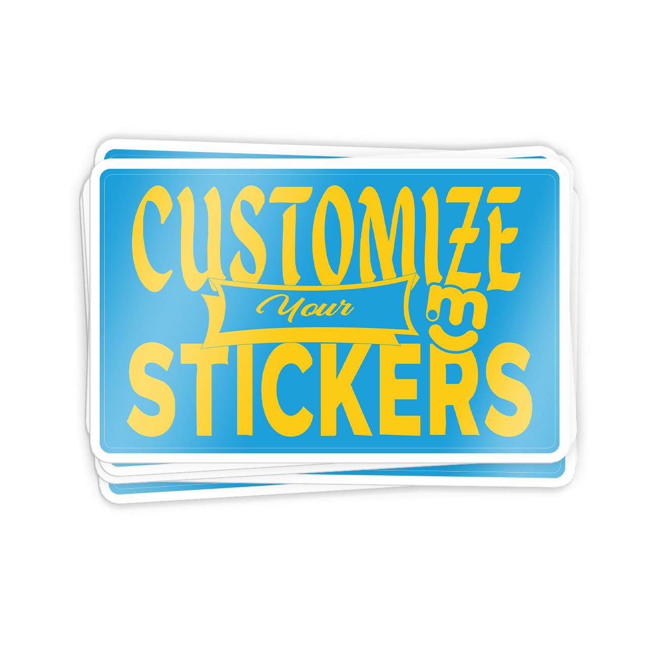 instMerch Custom Stickers Rectangle