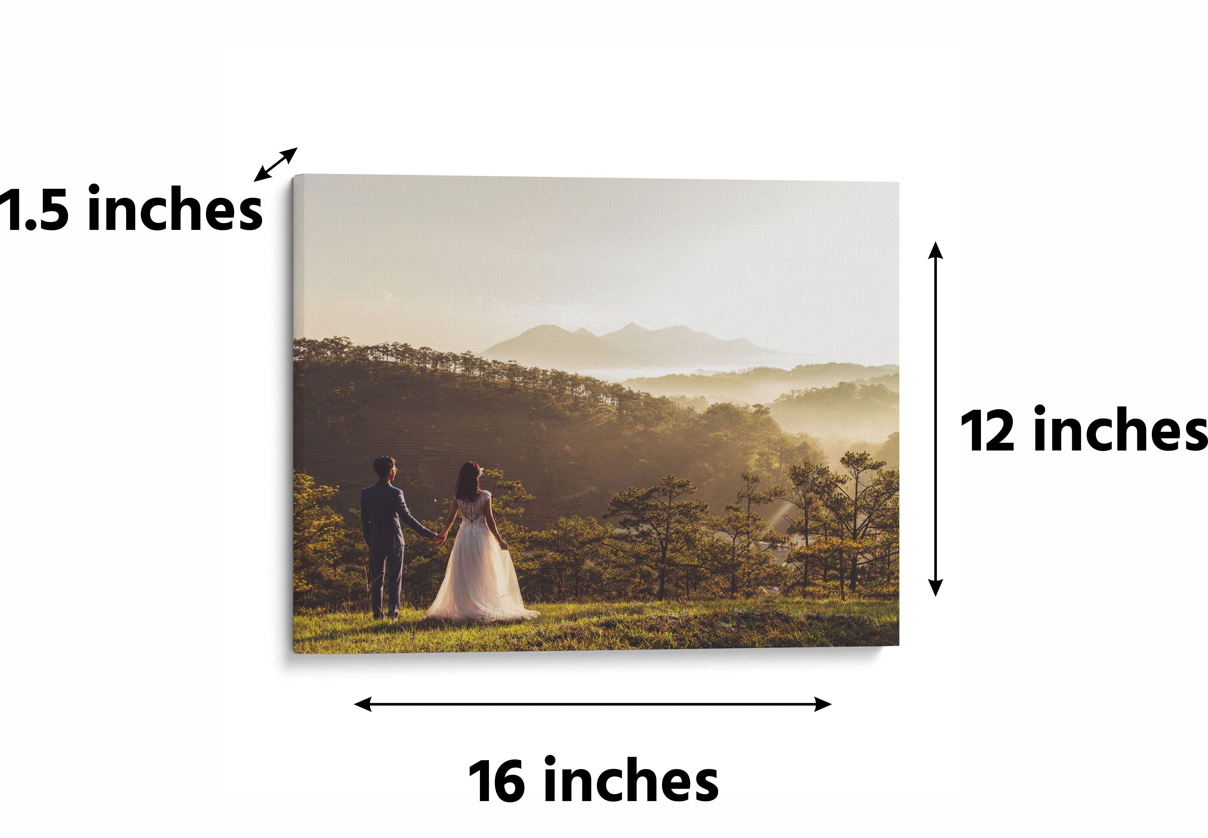 Custom Canvas Prints 16 x 12 Measurements | instMerch