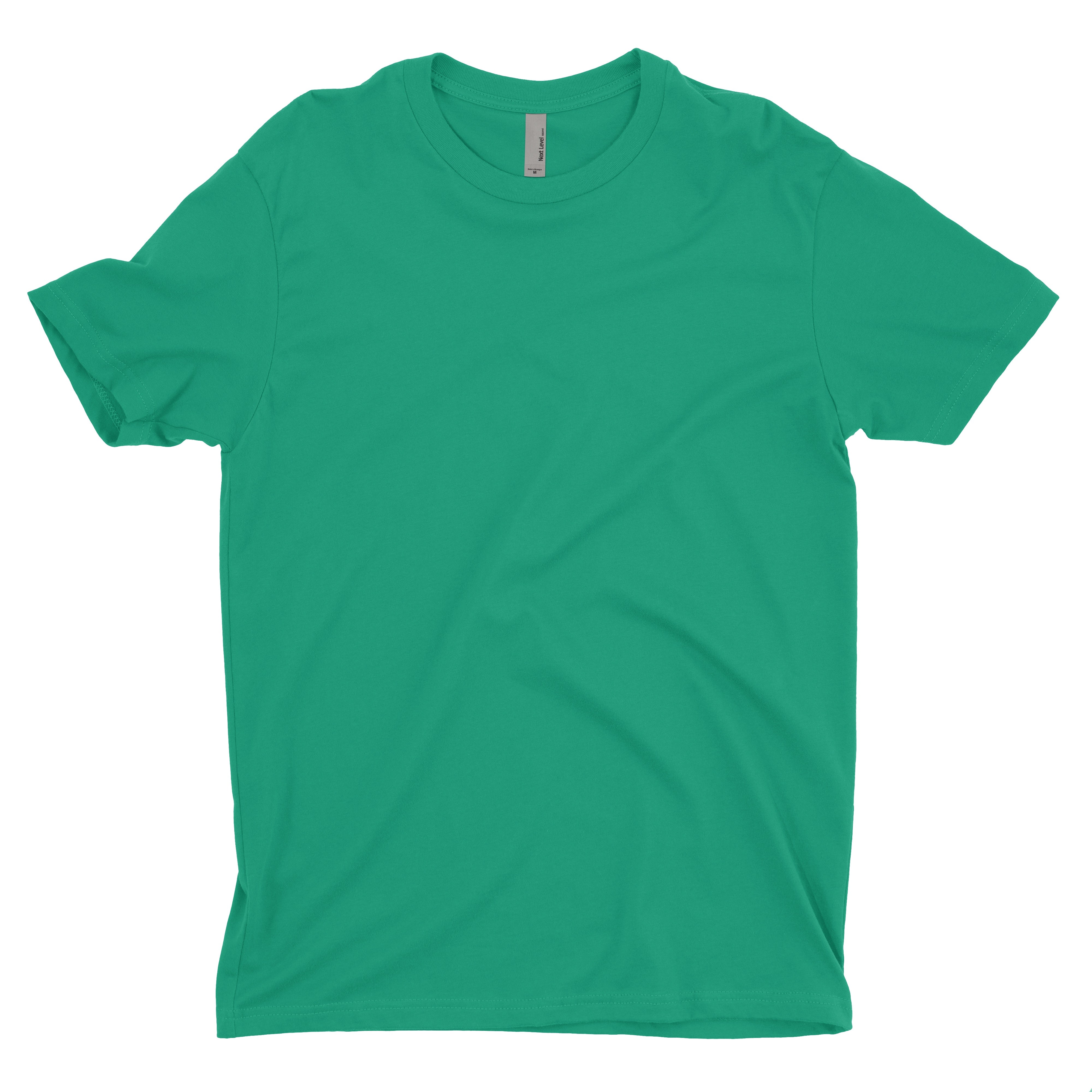 Soft Cotton Short Sleeve Green Custom T Shirt