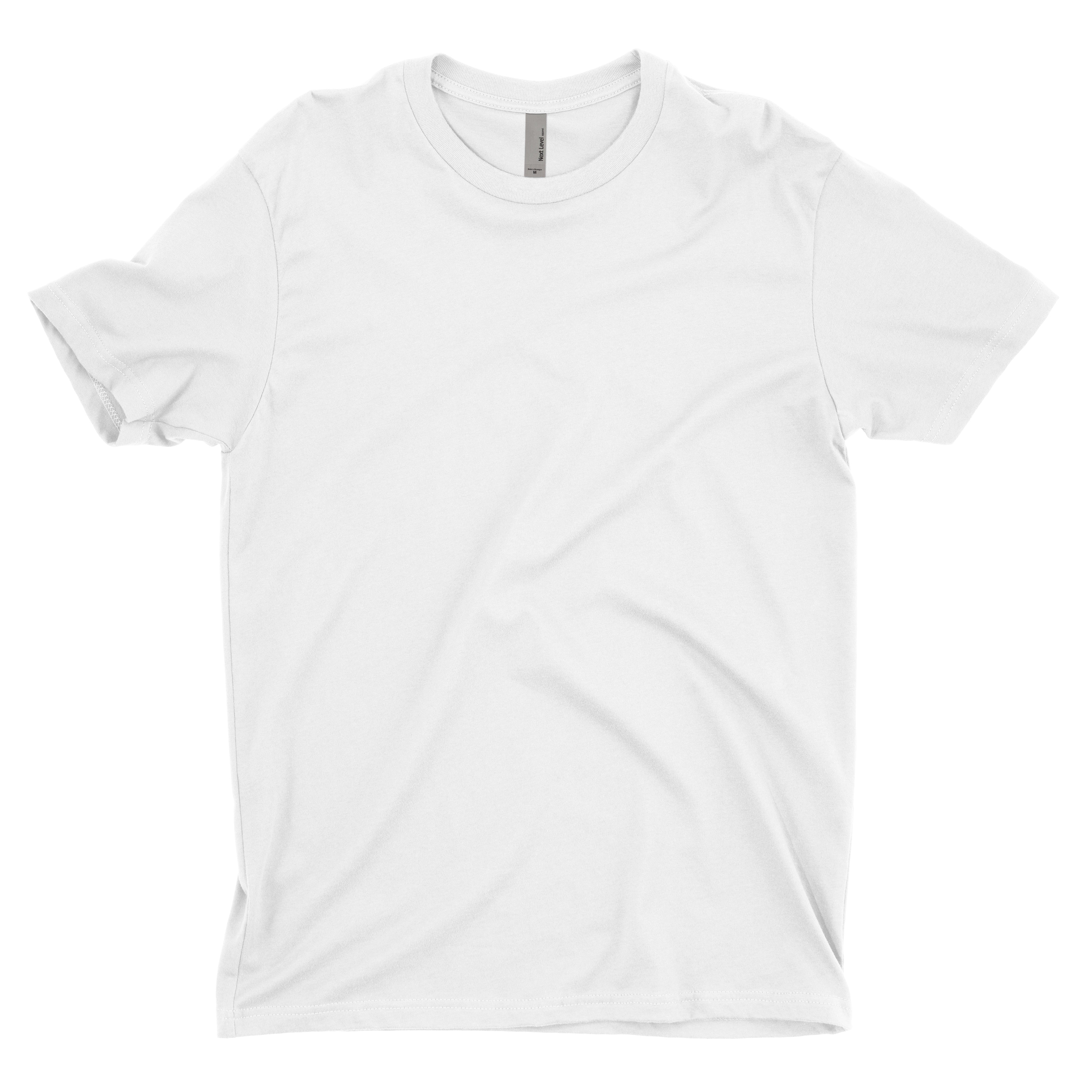 Soft Cotton Short Sleeve White Custom T Shirt